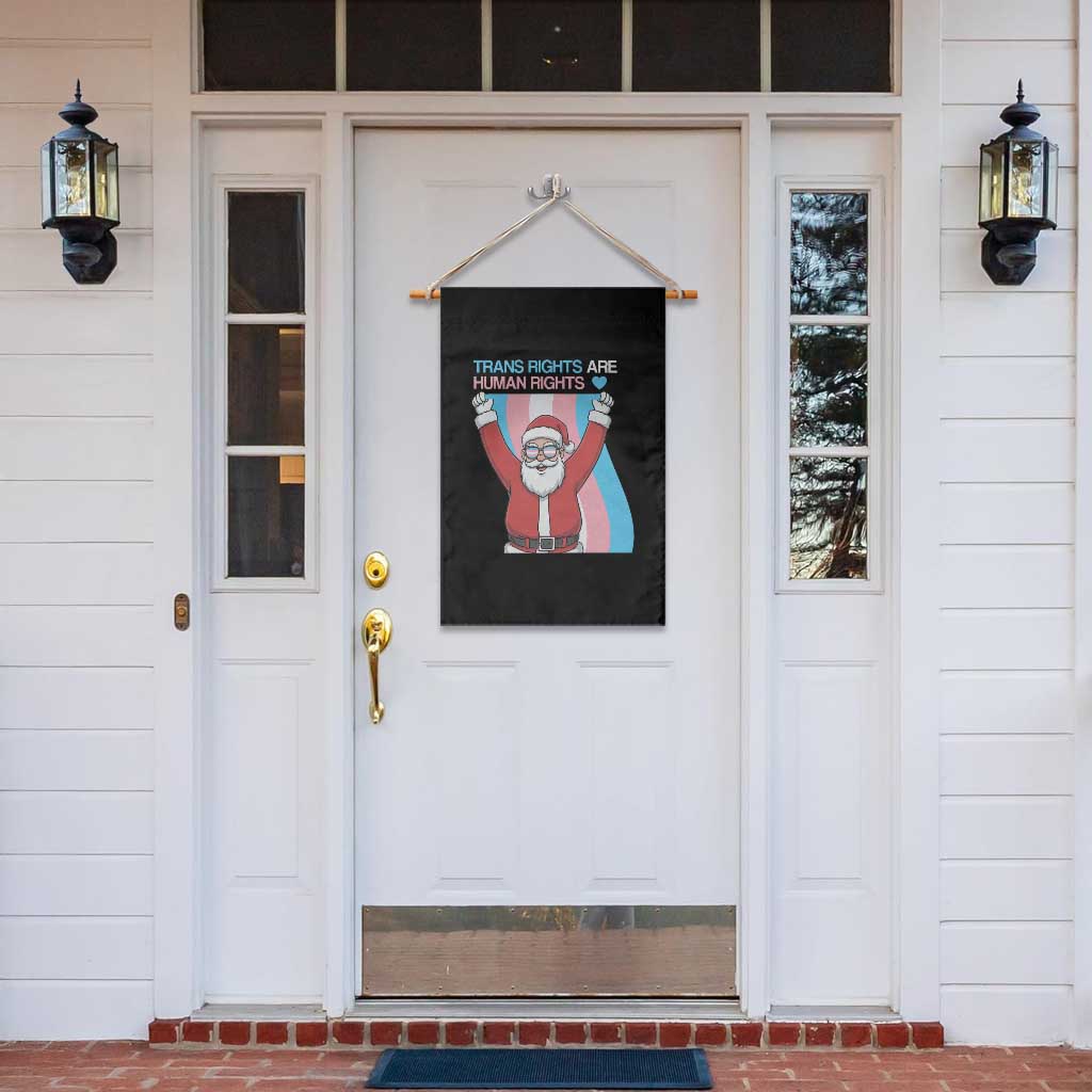 Christmas Trans Rights Are Human Rights Garden Flag LGBTQ Advocate - Wonder Print Shop