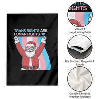 Christmas Trans Rights Are Human Rights Garden Flag LGBTQ Advocate - Wonder Print Shop