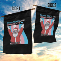 Christmas Trans Rights Are Human Rights Garden Flag LGBTQ Advocate - Wonder Print Shop