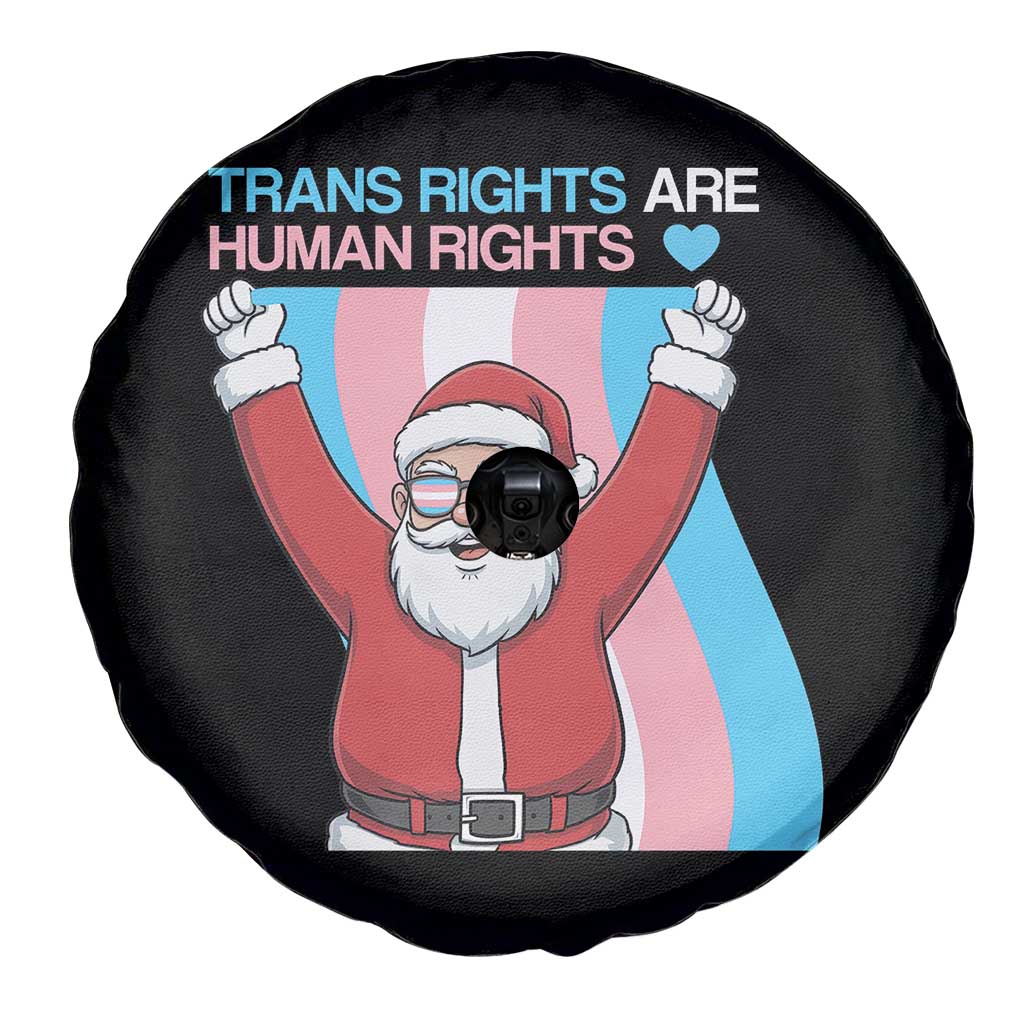 Christmas Trans Rights Are Human Rights Spare Tire Cover LGBTQ Advocate - Wonder Print Shop