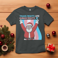 Christmas Trans Rights Are Human Rights T Shirt LGBTQ Advocate - Wonder Print Shop
