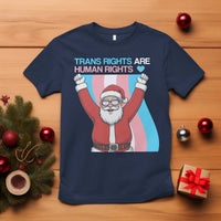 Christmas Trans Rights Are Human Rights T Shirt LGBTQ Advocate - Wonder Print Shop
