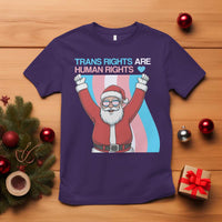 Christmas Trans Rights Are Human Rights T Shirt LGBTQ Advocate - Wonder Print Shop