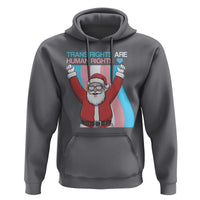 Christmas Trans Rights Are Human Rights Hoodie LGBTQ Advocate - undefined