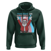 Christmas Trans Rights Are Human Rights Hoodie LGBTQ Advocate - undefined