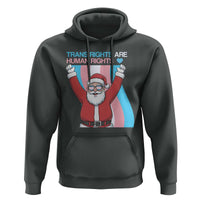 Christmas Trans Rights Are Human Rights Hoodie LGBTQ Advocate - undefined