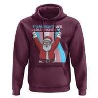 Christmas Trans Rights Are Human Rights Hoodie LGBTQ Advocate - undefined