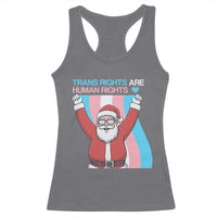 Christmas Trans Rights Are Human Rights Racerback Tank Top LGBTQ Advocate - Wonder Print Shop