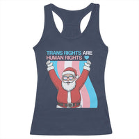 Christmas Trans Rights Are Human Rights Racerback Tank Top LGBTQ Advocate - Wonder Print Shop