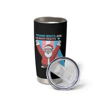 Christmas Trans Rights Are Human Rights Tumbler Cup LGBTQ Advocate - Wonder Print Shop