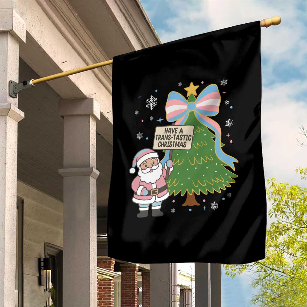 Have A Trans Tastic Christmas Garden Flag Transgender Pride - Wonder Print Shop