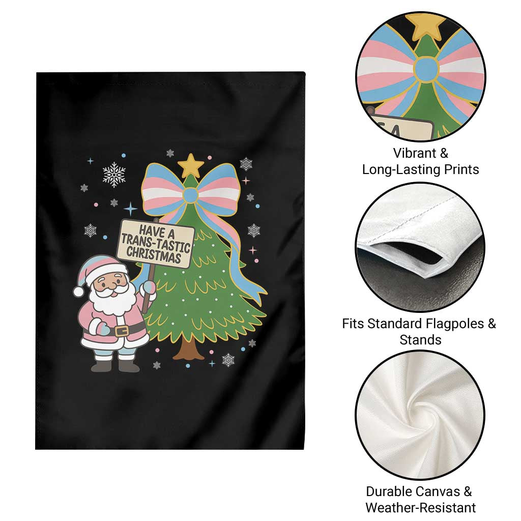Have A Trans Tastic Christmas Garden Flag Transgender Pride - Wonder Print Shop