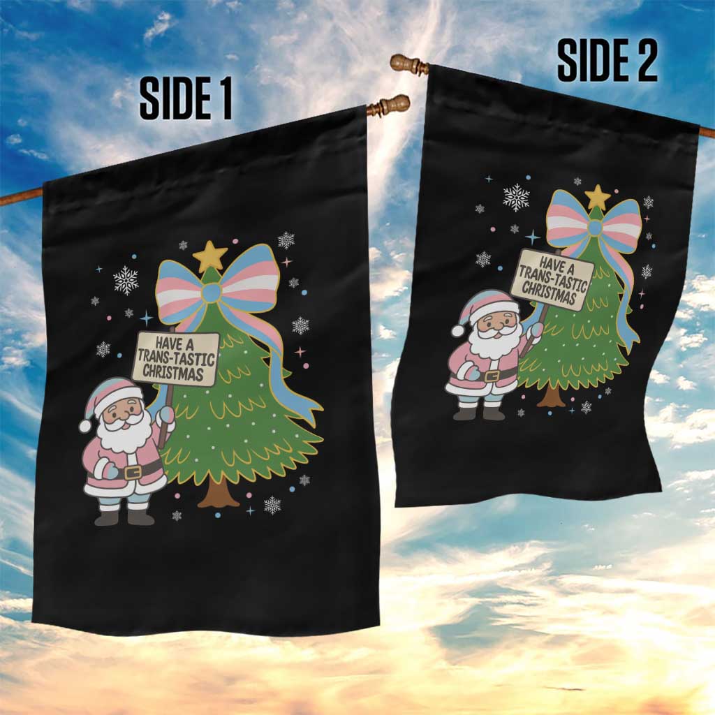 Have A Trans Tastic Christmas Garden Flag Transgender Pride - Wonder Print Shop