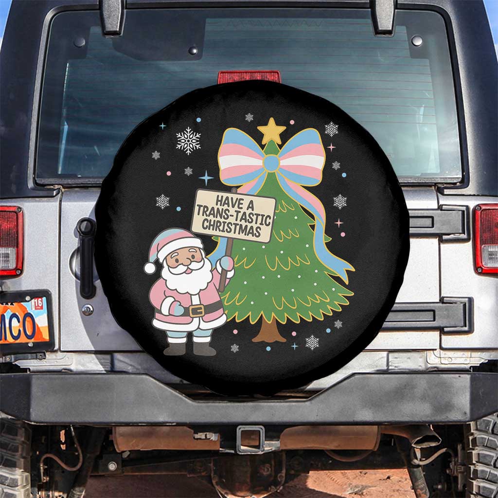 Have A Trans Tastic Christmas Spare Tire Cover Transgender Pride - Wonder Print Shop