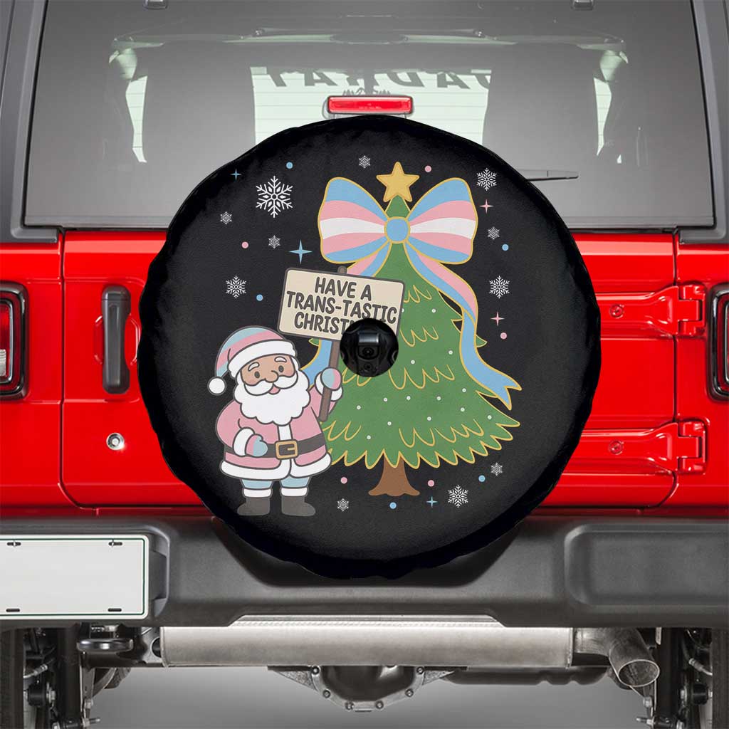 Have A Trans Tastic Christmas Spare Tire Cover Transgender Pride - Wonder Print Shop