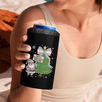 Have A Trans Tastic Christmas 4 in 1 Can Cooler Tumbler Transgender Pride - Wonder Print Shop
