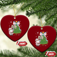 Have A Trans Tastic Christmas Ceramic Ornament Transgender Pride - undefined