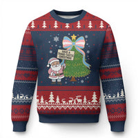 Have A Trans Tastic Xmas Ugly Christmas Sweater Transgender Pride - Wonder Print Shop