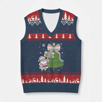 Have A Trans Tastic Xmas V-Neck Knit Sweater Vest Transgender Pride - Wonder Print Shop