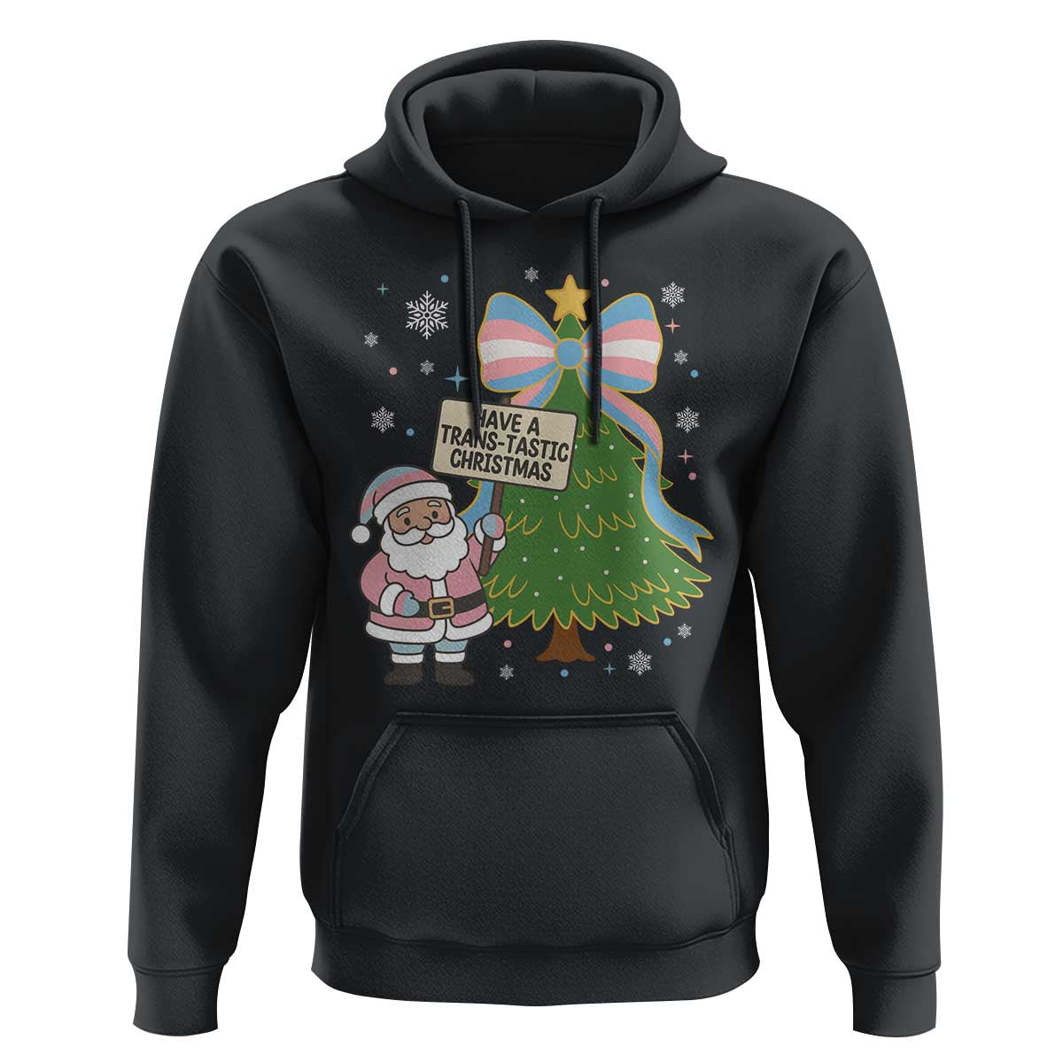 Have A Trans Tastic Christmas Hoodie Transgender Pride - Wonder Print Shop