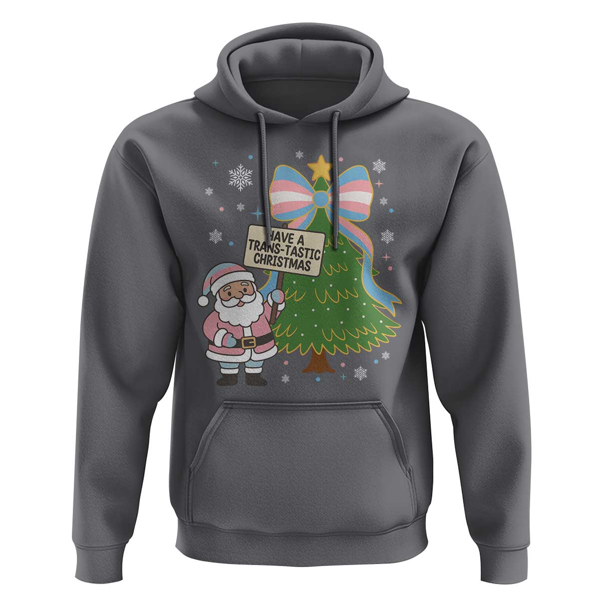 Have A Trans Tastic Christmas Hoodie Transgender Pride - Wonder Print Shop