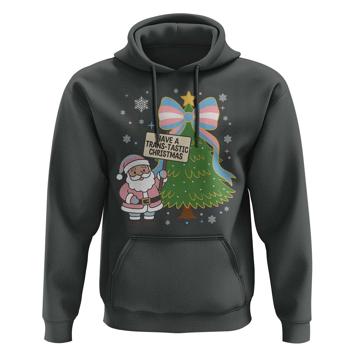 Have A Trans Tastic Christmas Hoodie Transgender Pride - Wonder Print Shop