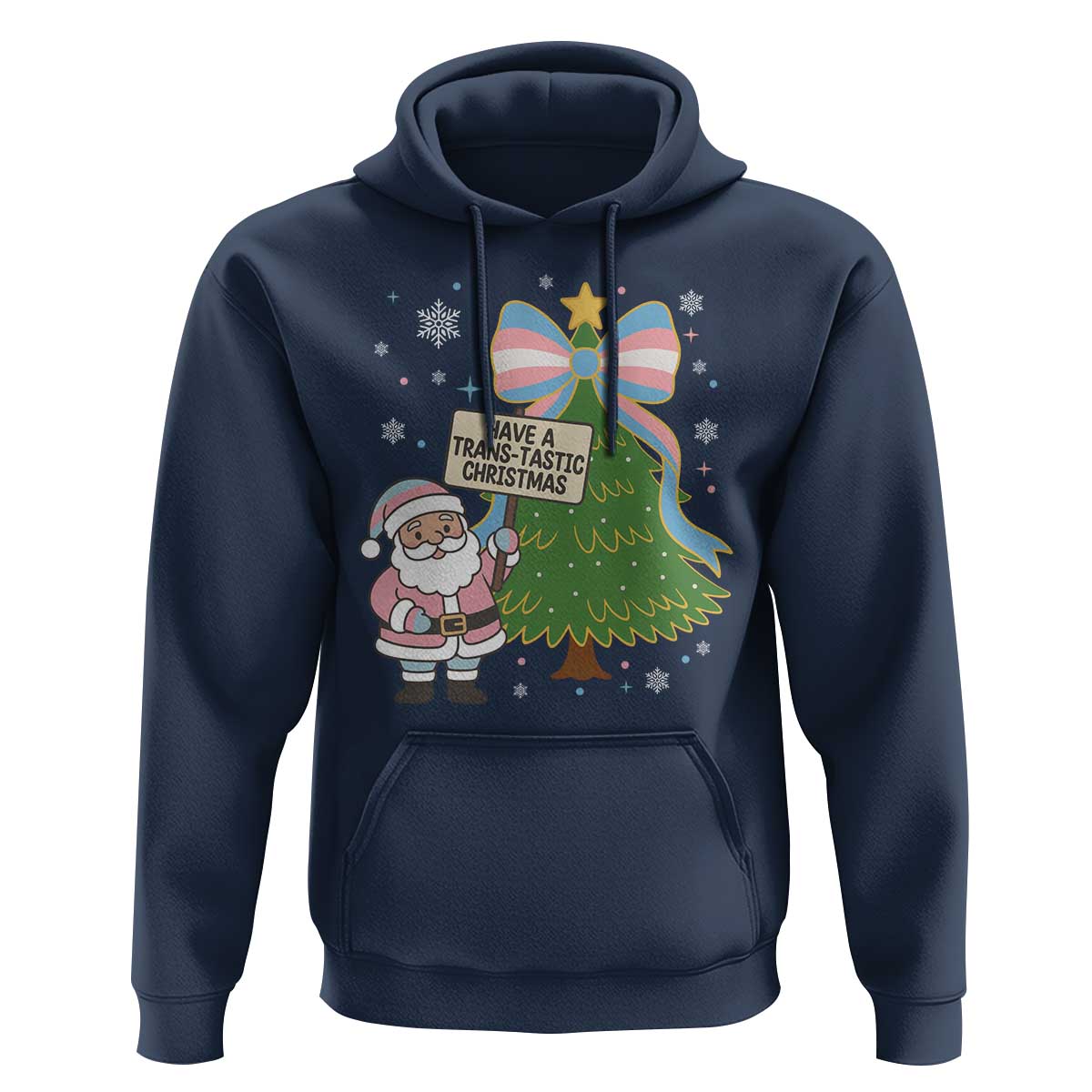 Have A Trans Tastic Christmas Hoodie Transgender Pride - Wonder Print Shop