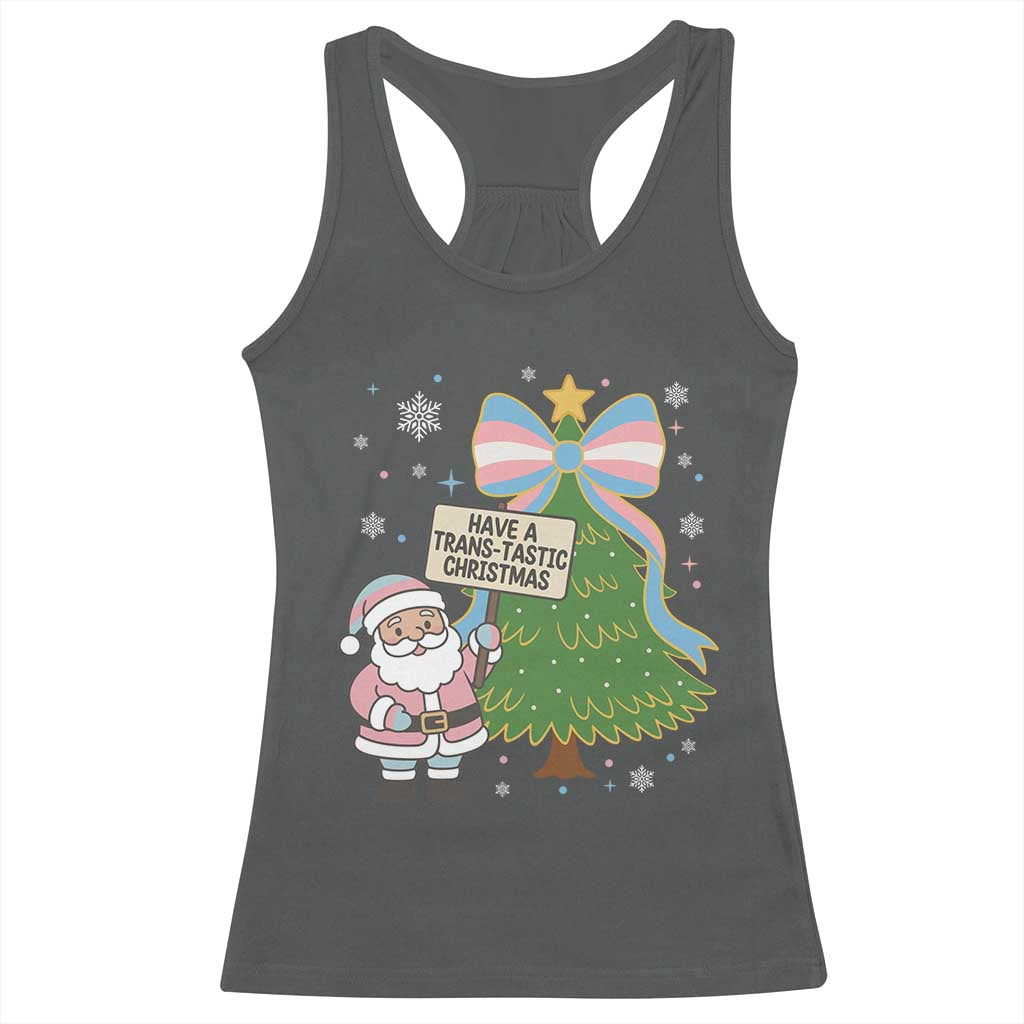 Have A Trans Tastic Christmas Racerback Tank Top Transgender Pride - Wonder Print Shop