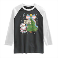 Have A Trans Tastic Christmas Raglan Shirt Transgender Pride - Wonder Print Shop