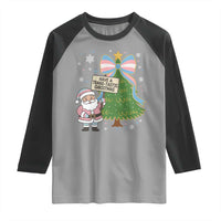Have A Trans Tastic Christmas Raglan Shirt Transgender Pride - Wonder Print Shop