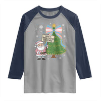 Have A Trans Tastic Christmas Raglan Shirt Transgender Pride - Wonder Print Shop