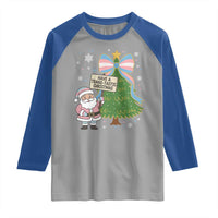 Have A Trans Tastic Christmas Raglan Shirt Transgender Pride - Wonder Print Shop