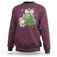 Have A Trans Tastic Christmas Sweatshirt Transgender Pride - Wonder Print Shop