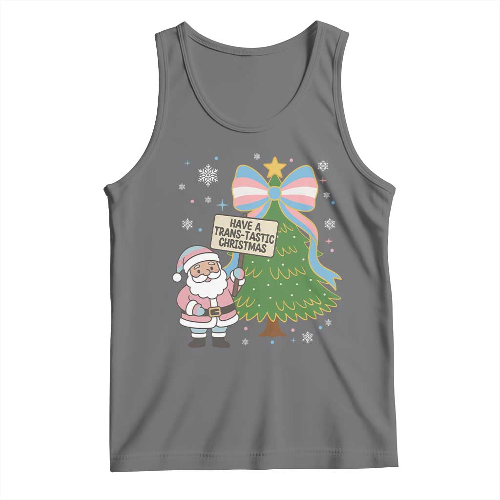 Have A Trans Tastic Christmas Tank Top Transgender Pride - Wonder Print Shop