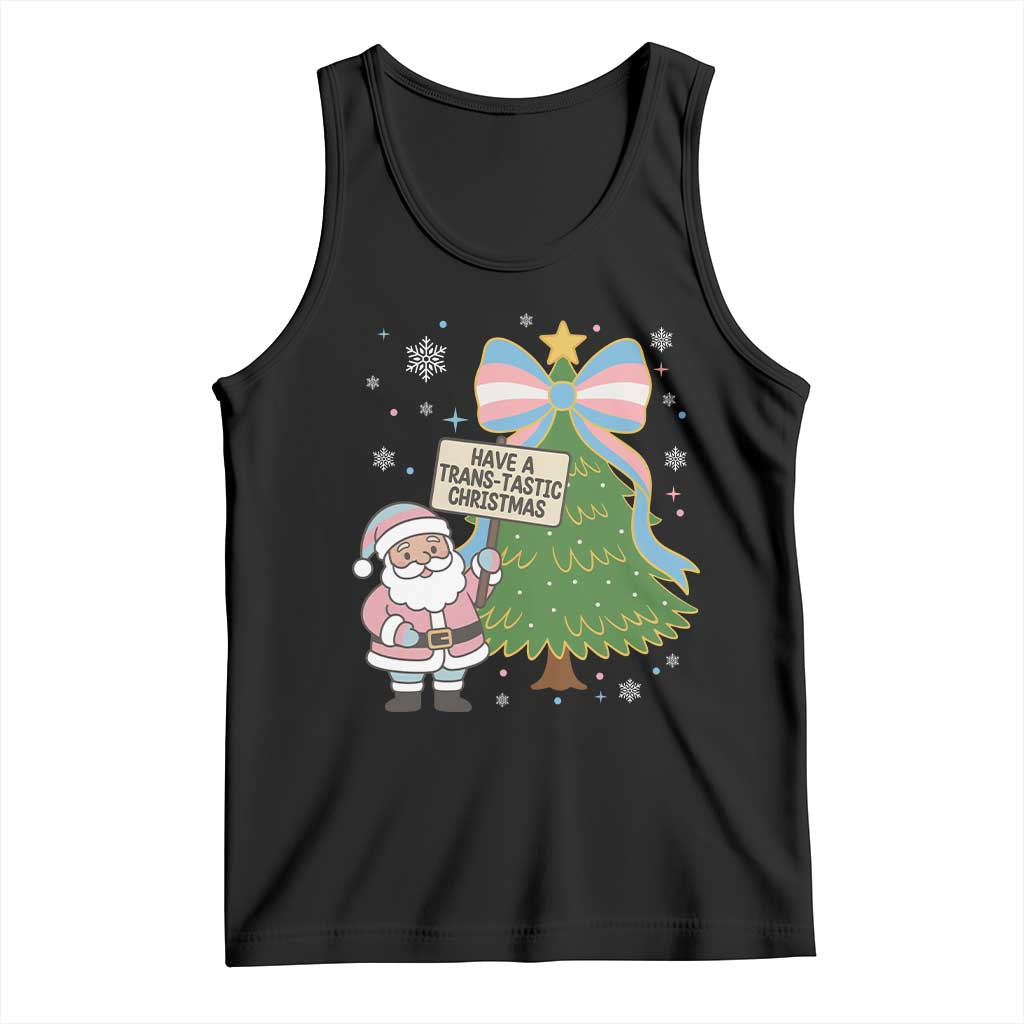 Have A Trans Tastic Christmas Tank Top Transgender Pride - Wonder Print Shop