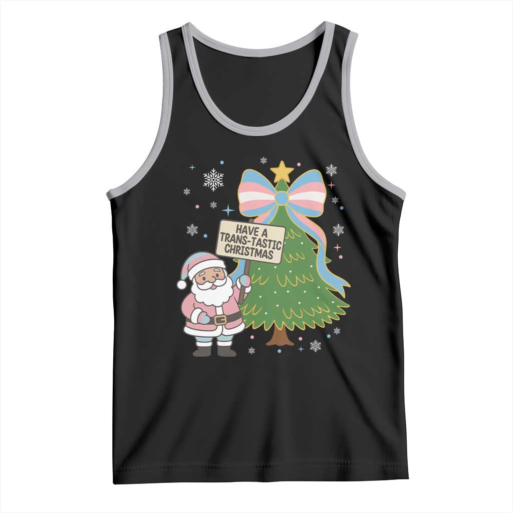 Have A Trans Tastic Christmas Tank Top Transgender Pride - Wonder Print Shop