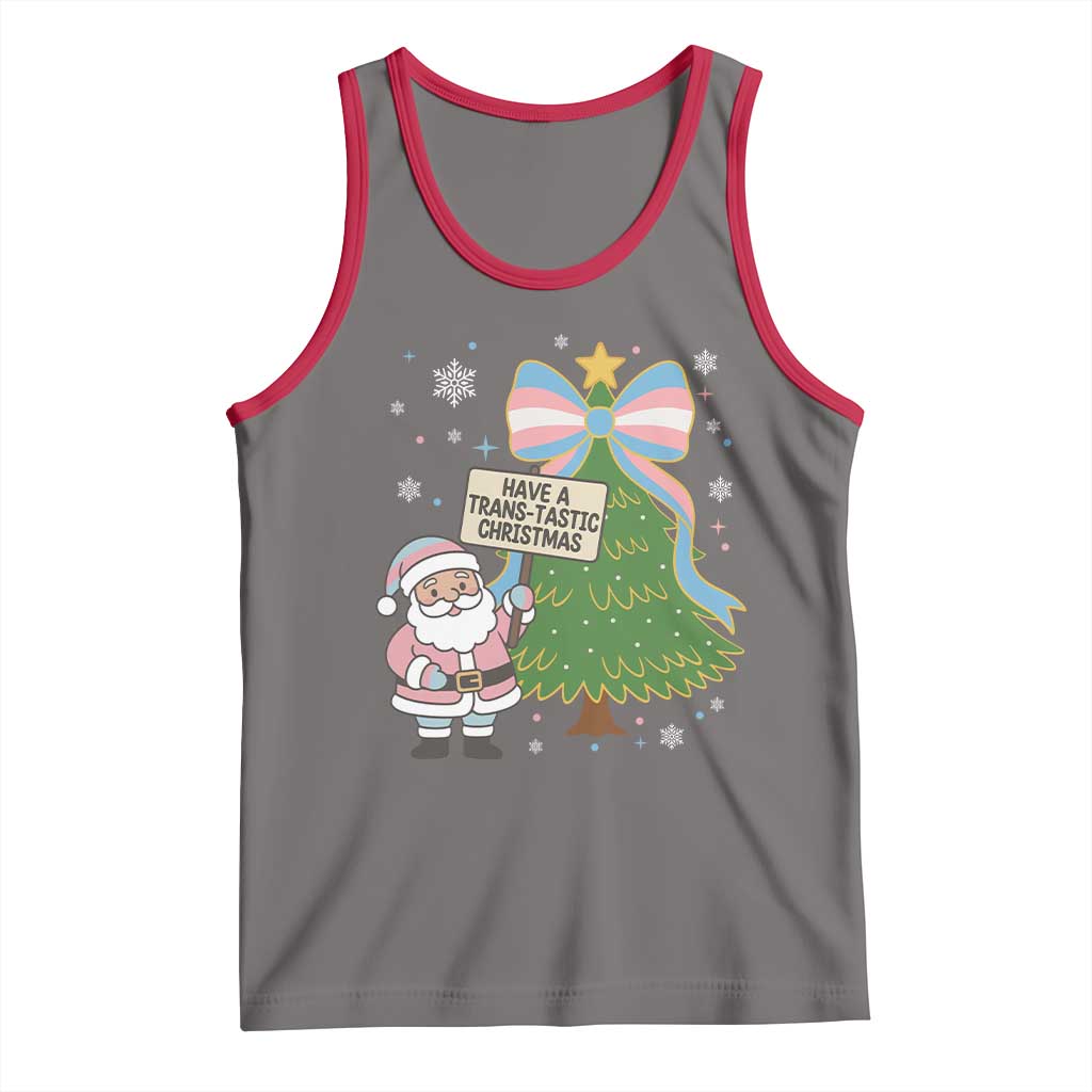 Have A Trans Tastic Christmas Tank Top Transgender Pride - Wonder Print Shop
