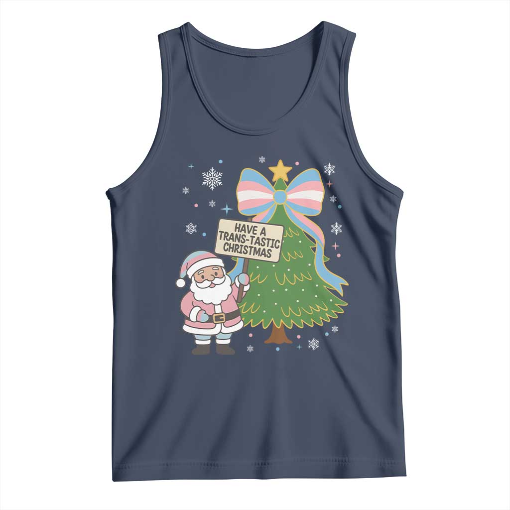 Have A Trans Tastic Christmas Tank Top Transgender Pride - Wonder Print Shop