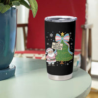 Have A Trans Tastic Christmas Tumbler Cup Transgender Pride - Wonder Print Shop