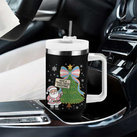 Have A Trans Tastic Christmas Tumbler With Handle Transgender Pride - Wonder Print Shop