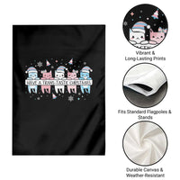 Have A Trans Tastic Christmas Gift Garden Flag LGBTQ Cat Lover - Wonder Print Shop