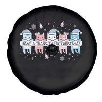 Have A Trans Tastic Christmas Gift Spare Tire Cover LGBTQ Cat Lover - Wonder Print Shop