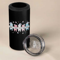 Have A Trans Tastic Christmas Gift 4 in 1 Can Cooler Tumbler LGBTQ Cat Lover - Wonder Print Shop