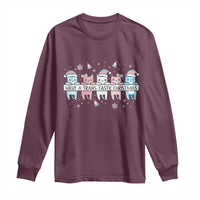Have A Trans Tastic Christmas Gift Long Sleeve Shirt LGBTQ Cat Lover - Wonder Print Shop