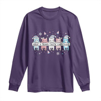 Have A Trans Tastic Christmas Gift Long Sleeve Shirt LGBTQ Cat Lover - Wonder Print Shop