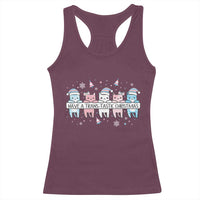 Have A Trans Tastic Christmas Gift Racerback Tank Top LGBTQ Cat Lover - Wonder Print Shop