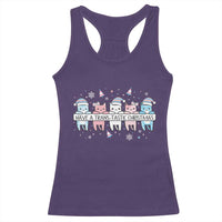 Have A Trans Tastic Christmas Gift Racerback Tank Top LGBTQ Cat Lover - Wonder Print Shop
