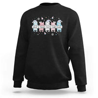 Have A Trans Tastic Christmas Gift Sweatshirt LGBTQ Cat Lover - Wonder Print Shop