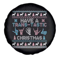 LGBTQ Trans Pride Spare Tire Cover Have A Trans Tastic Ugly Christmas Gift - Wonder Print Shop