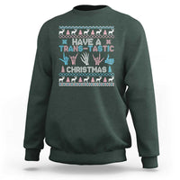 LGBTQ Trans Pride Sweatshirt Have A Trans Tastic Ugly Christmas Gift - Wonder Print Shop